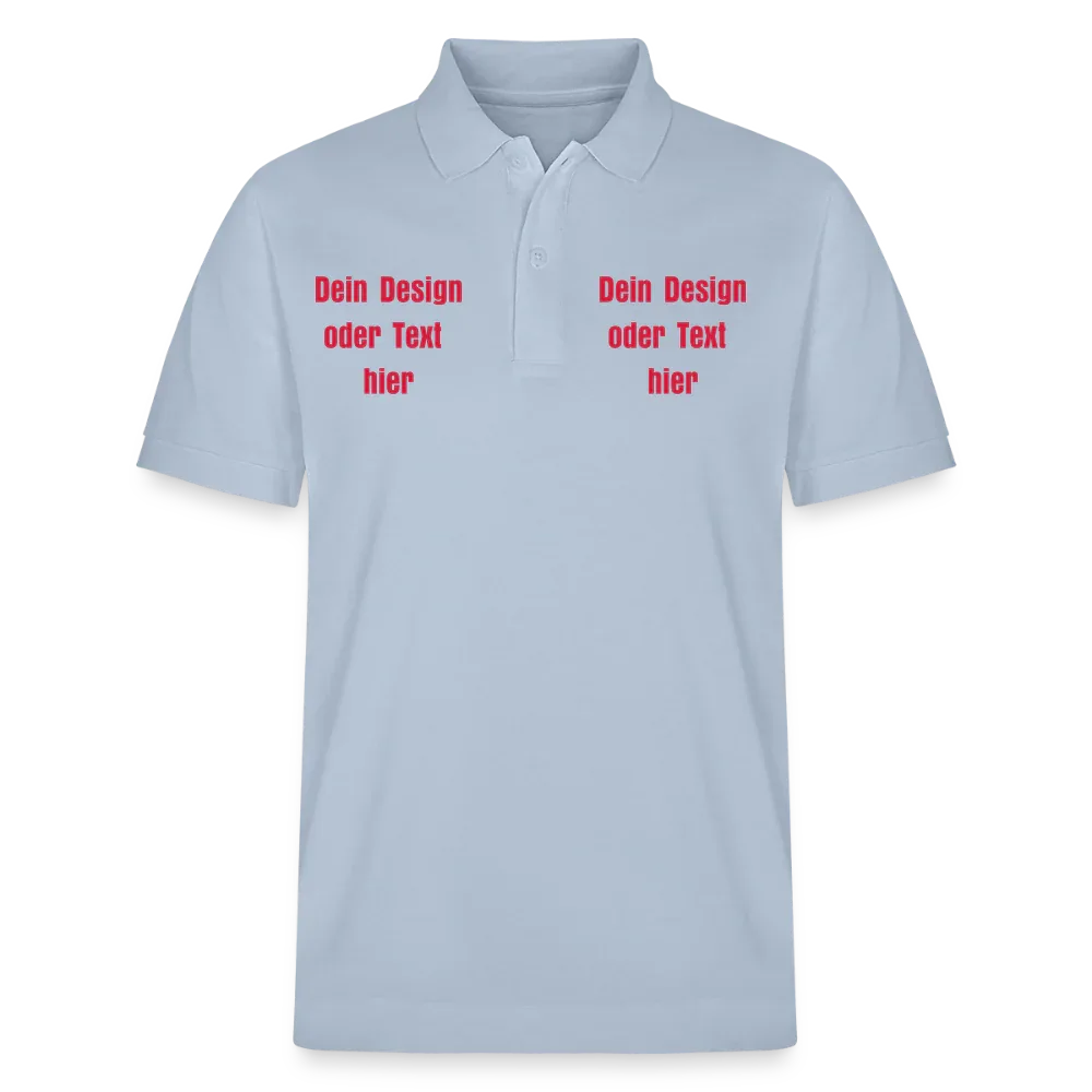 Stanley/Stella Unisex Bio-Poloshirt PREPSTER - personalisierbar - sky Blue