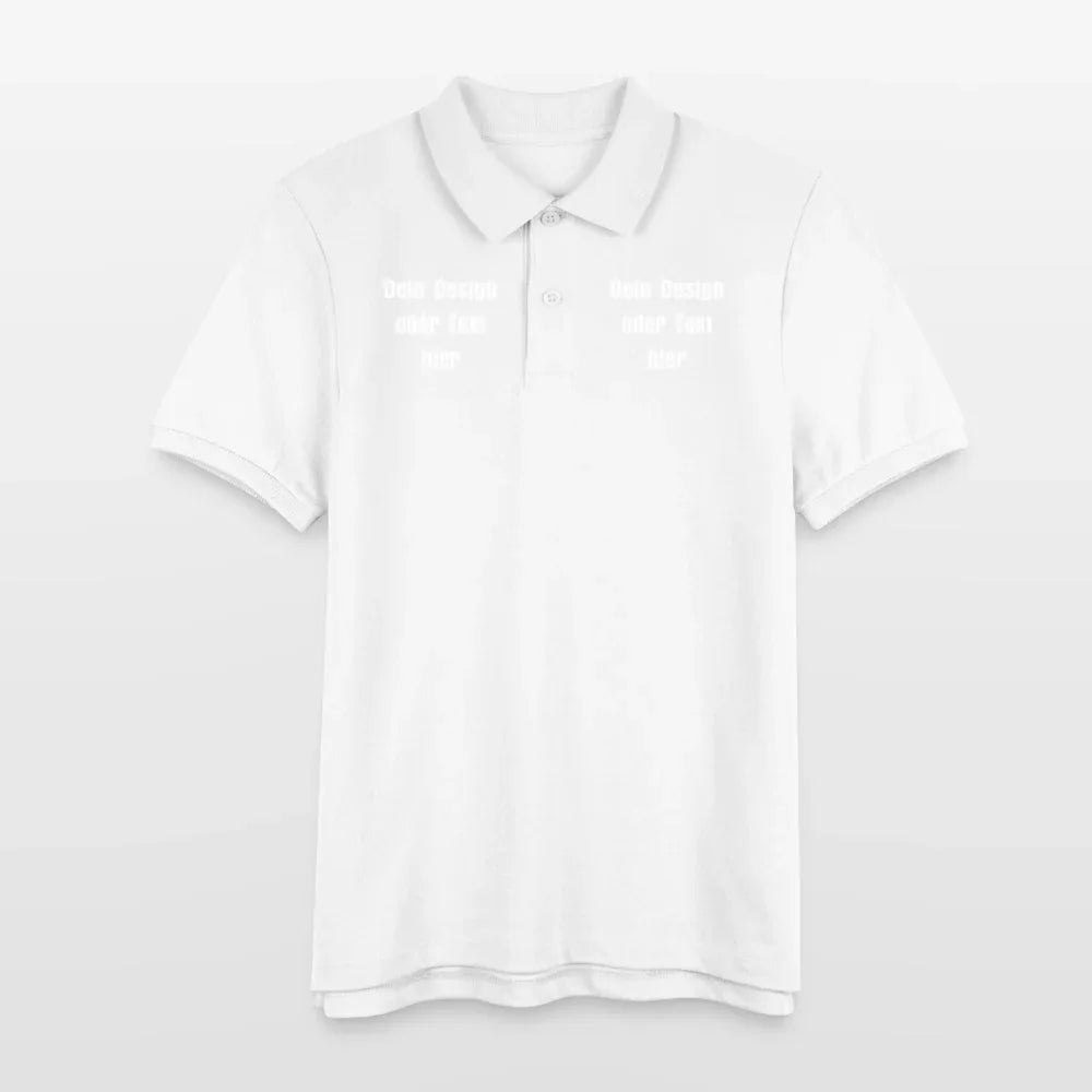 Stanley/Stella Teenager Bio-Poloshirt MINI SPRINTER - personalisierbar - Weiß