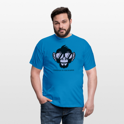 "Welcome to the Jungle" Motiv-T-Shirt für Männer - Royalblau