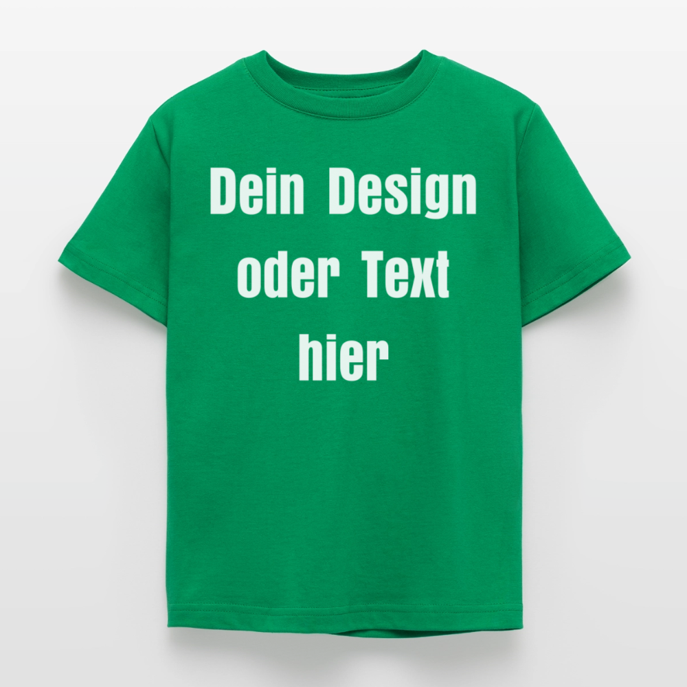 Kinder T-Shirt - personalisierbare Vorder- und Rückseite - Kelly Green