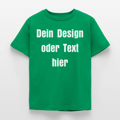 Kinder T-Shirt - personalisierbare Vorder- und Rückseite - Kelly Green