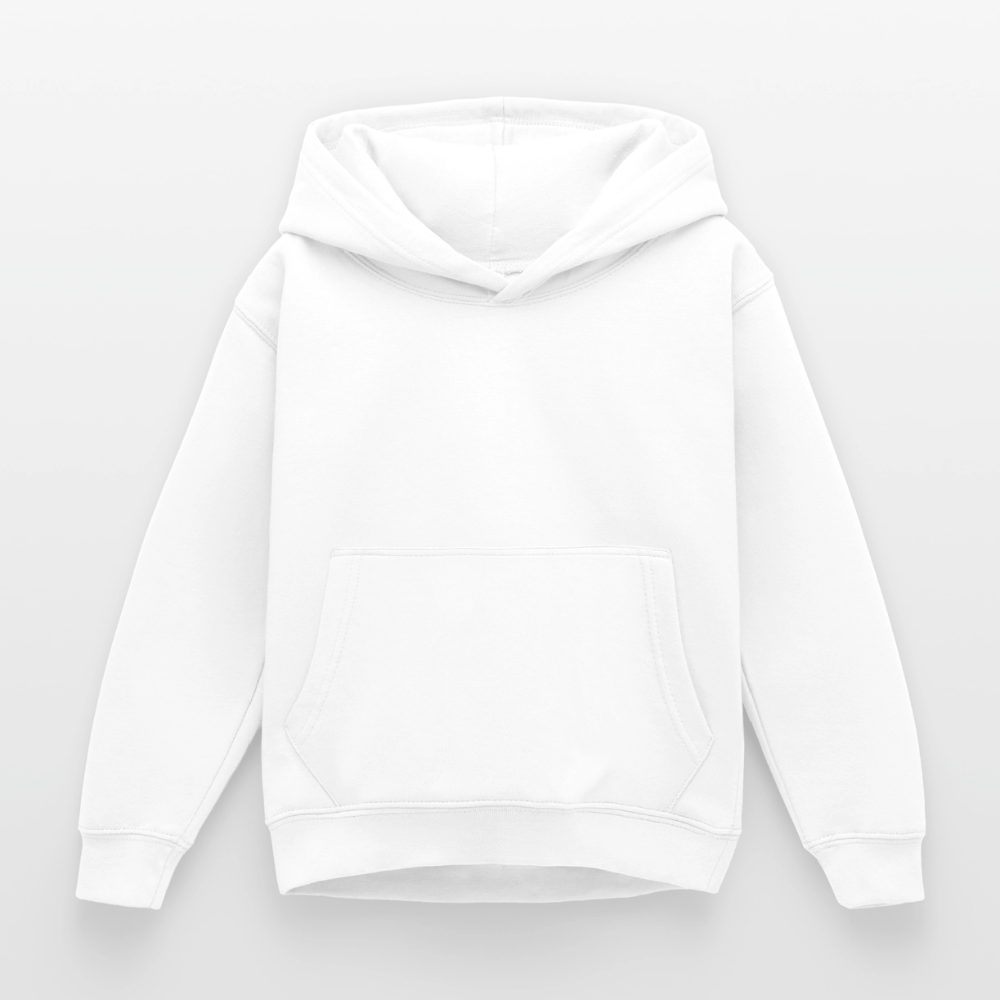 Kinder Hoodie - personalisierbare Vorder- und Rückseite - Weiß