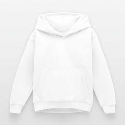 Kinder Hoodie - personalisierbare Vorder- und Rückseite - Weiß