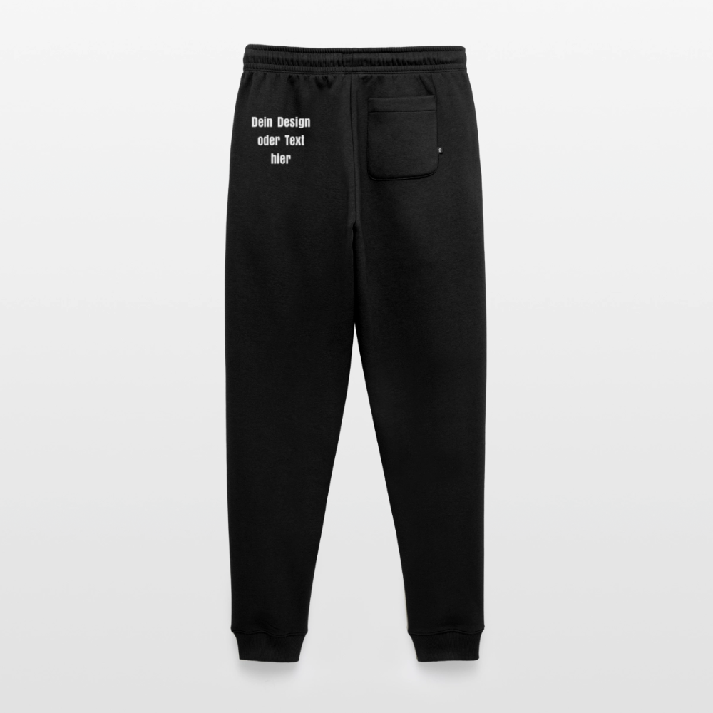 Männer Premium Bio Jogginghose - personalisierbar - Schwarz