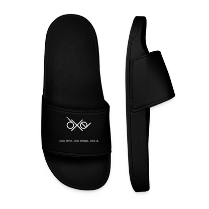 Männer Badelatschen - personalisierbar - Schwarz