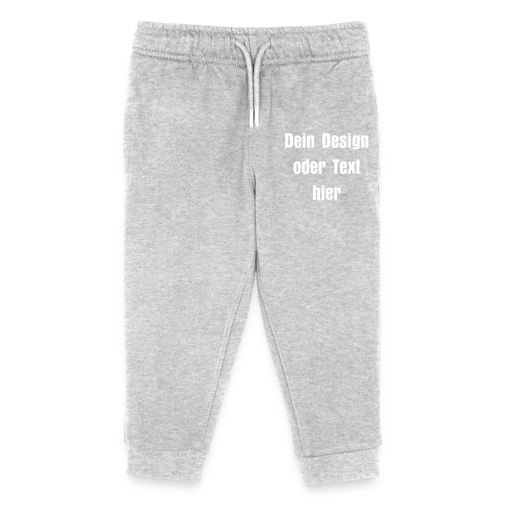 Stanley/Stella Kinder Bio Jogginghose Mini Mover - personalisierbar - Grau meliert