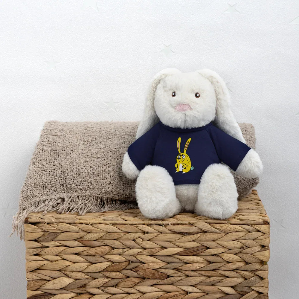 MiniFeet® RecycelHase® Creme - personalisierbar - French Navy