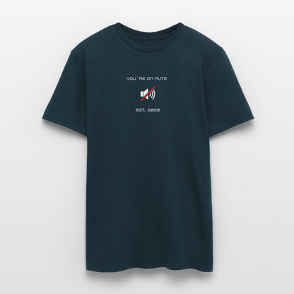 "You´re on mute est.2020" - Motiv-T-Shirt für Männer - Navy
