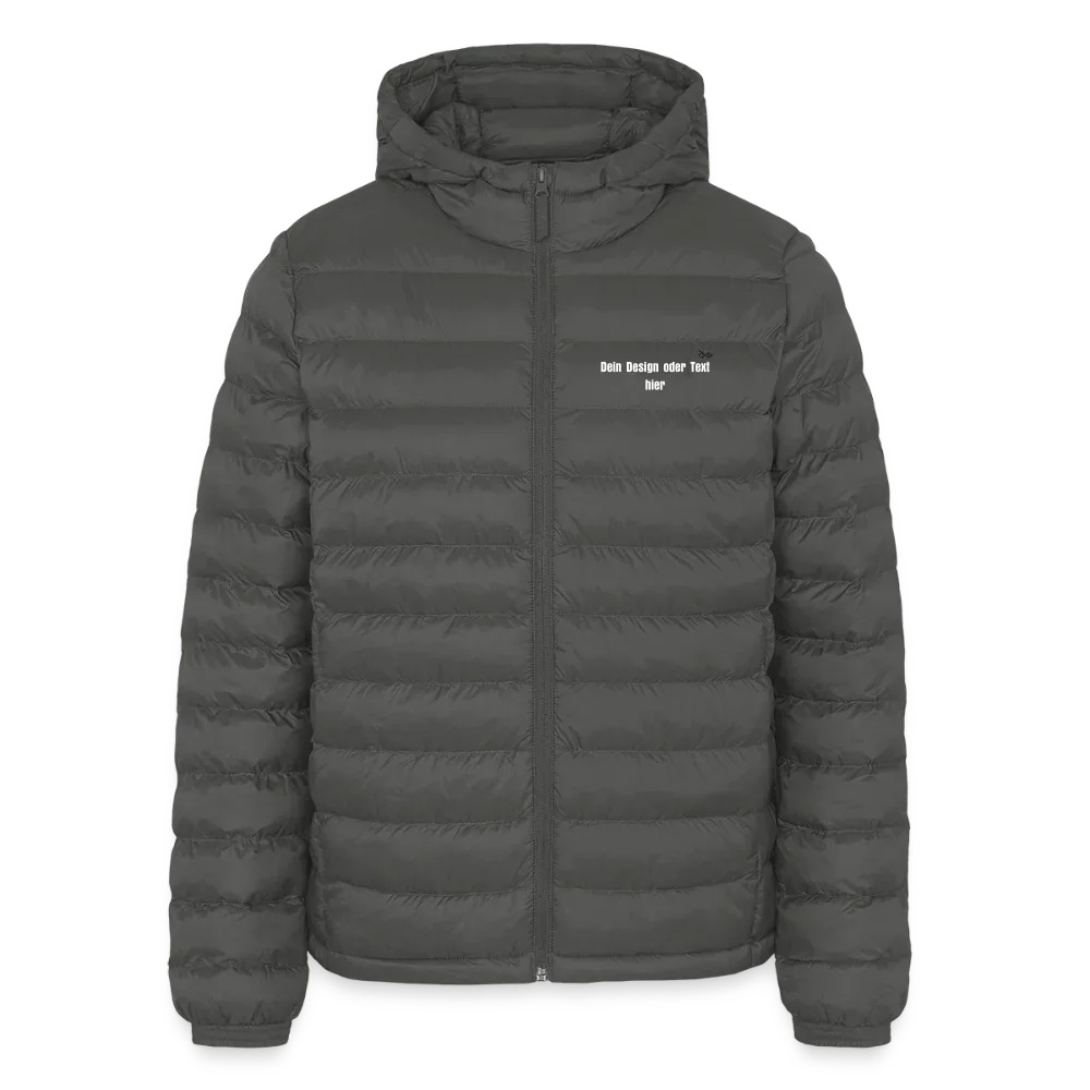 LIGHTWEIGHT Männer Pufferjacke von Stanley/Stella - personalisierbar - Anthrazit