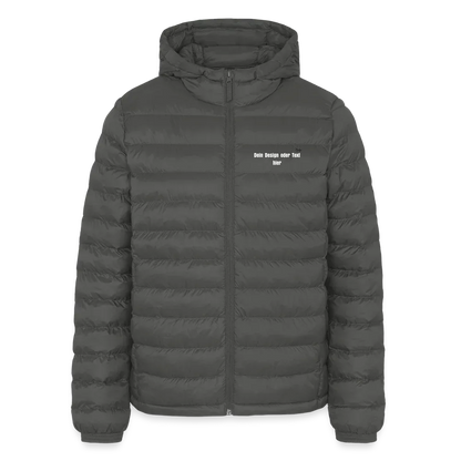 LIGHTWEIGHT Männer Pufferjacke von Stanley/Stella - personalisierbar - Anthrazit