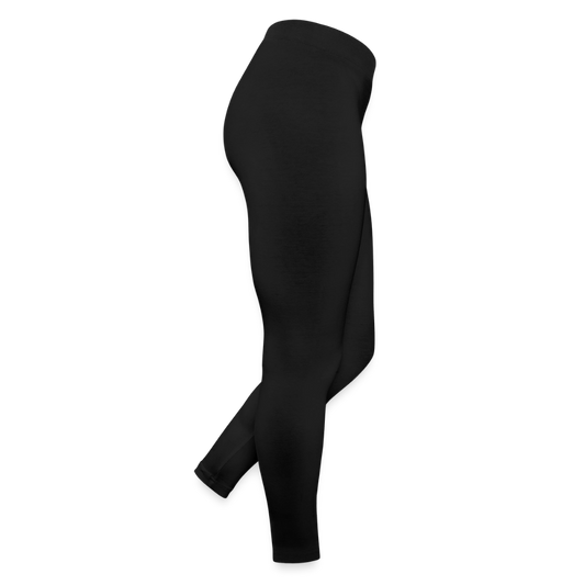 Frauen Jersey Leggings - personalisierbar - Schwarz