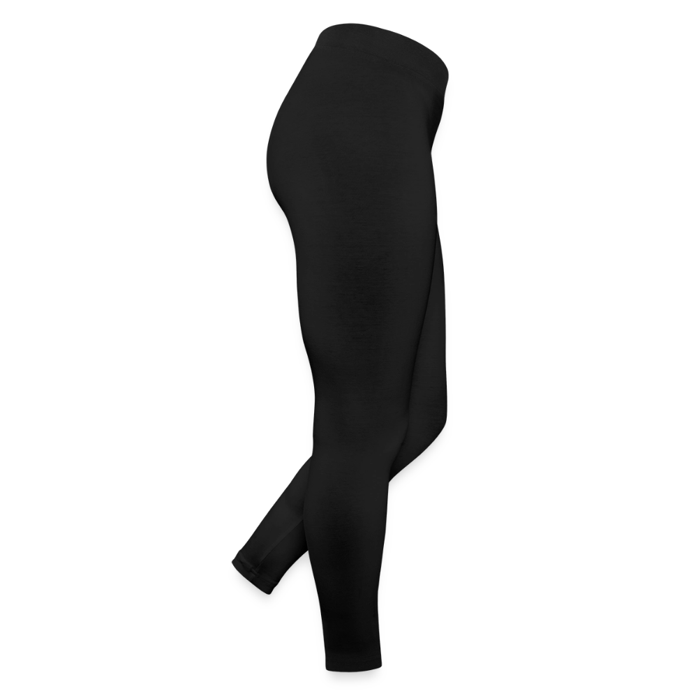 Frauen Jersey Leggings - personalisierbar - Schwarz