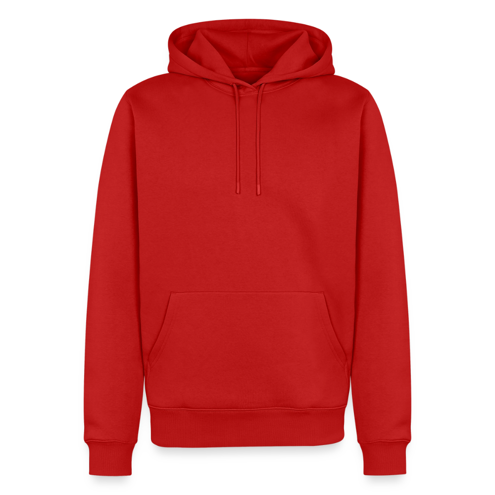 Männer Premium Hoodie - personalisierbare Vorder- und Rückseite - Rot