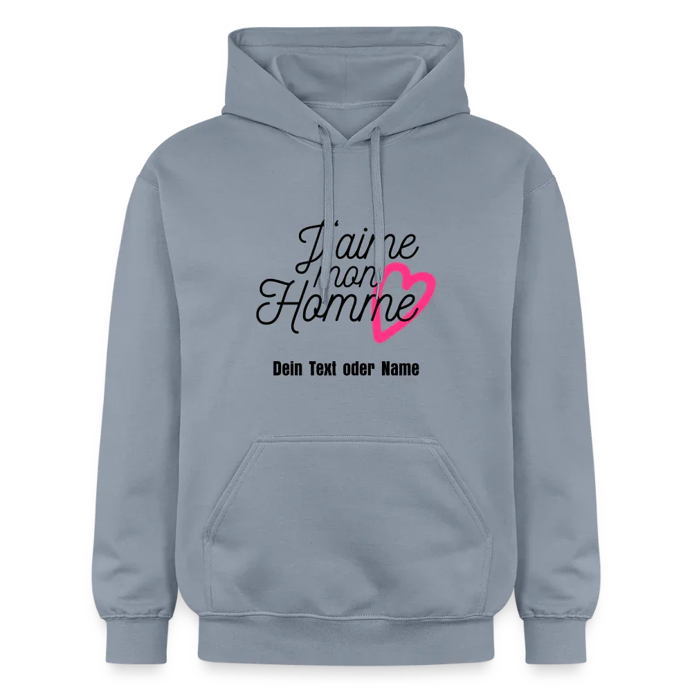 Kuschel-Hoodie "Valentine" für Frauen – personalisierbar & weich - Blau