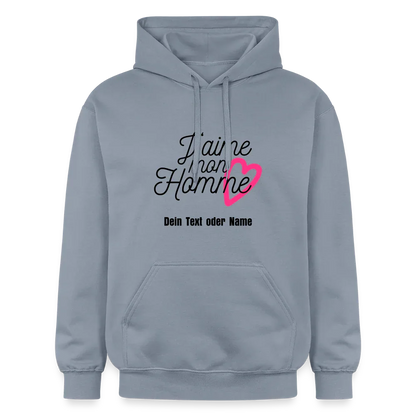 Kuschel-Hoodie "Valentine" für Frauen – personalisierbar & weich - Blau