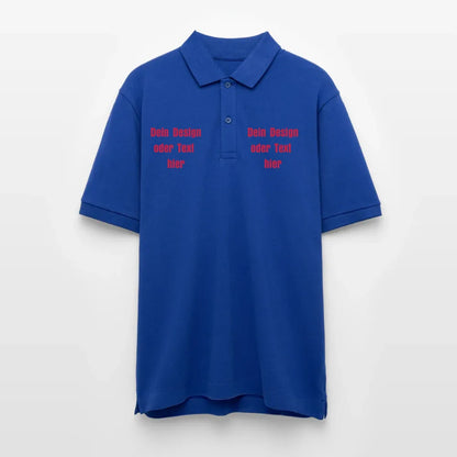 Stanley/Stella Unisex Bio-Poloshirt PREPSTER - personalisierbar - Dunkelblau