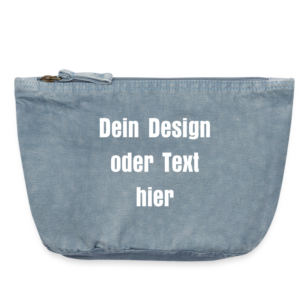 VINTAGE Täschchen - personalisierbar - vintage light blue