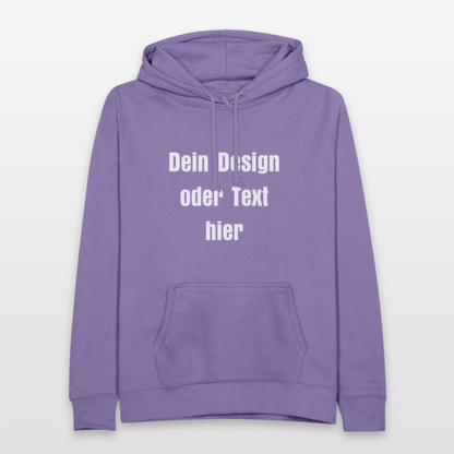 Frauen Hoodie - personalisierbare Vorder- und Rückseite - Lavendel