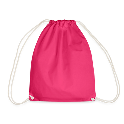 Turnbeutel - personalisierbar - Fuchsia