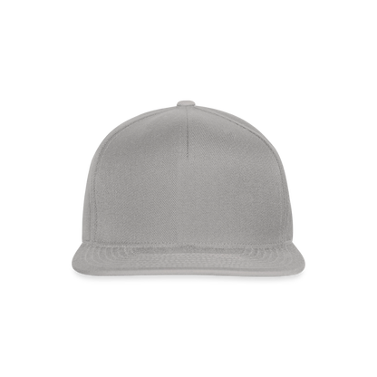 Snapback Cap - personalisierbar - Graphit/Graphit