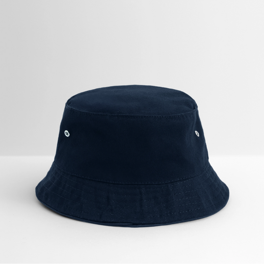 Bucket Hat Baumwolle - personalisierbar - Navy
