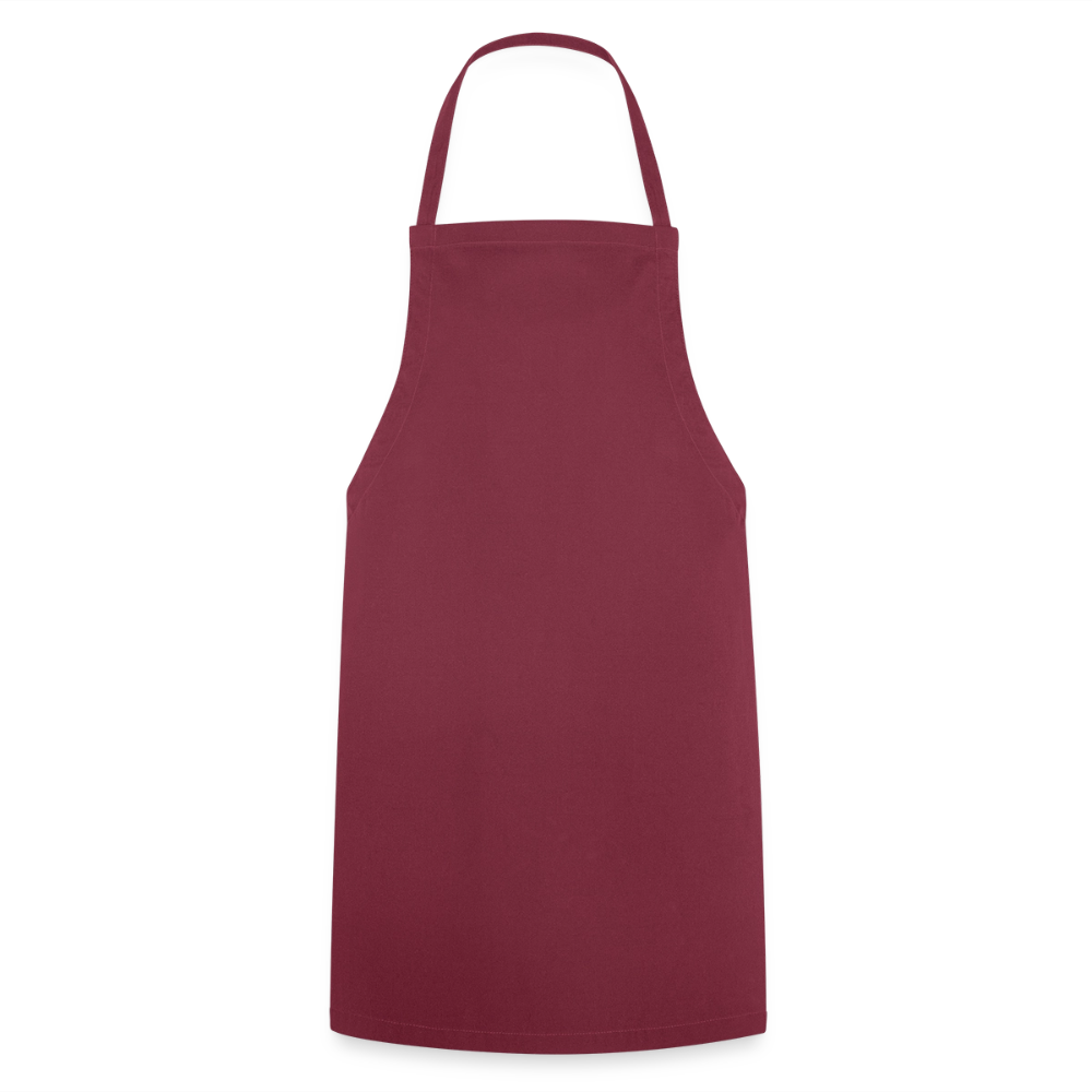 Kochschürze 100 % Baumwolle - personalisierbar - Bordeaux