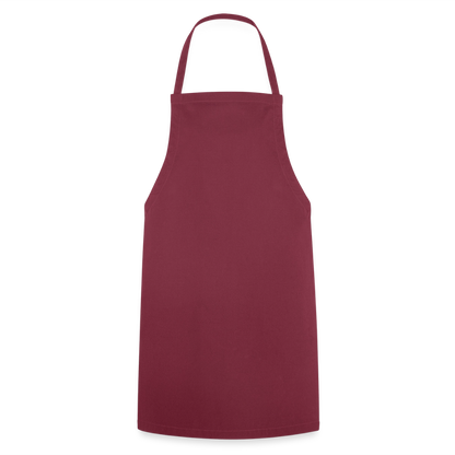 Kochschürze 100 % Baumwolle - personalisierbar - Bordeaux