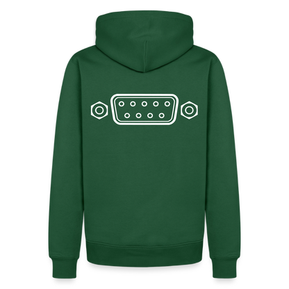 DB-9 RS-232 Retro Hoodie für Herren - Flaschengrün