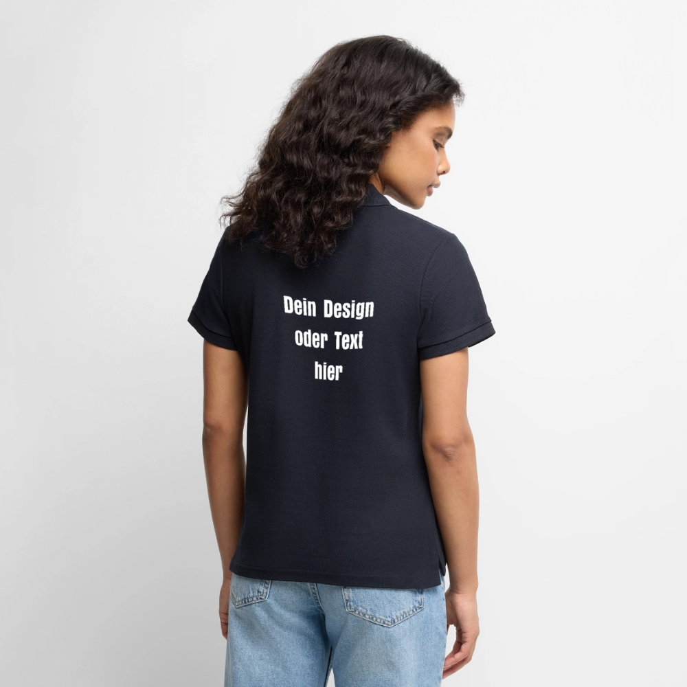 Frauen Premium Bio Polo Shirt - personalisierbar - Weiß