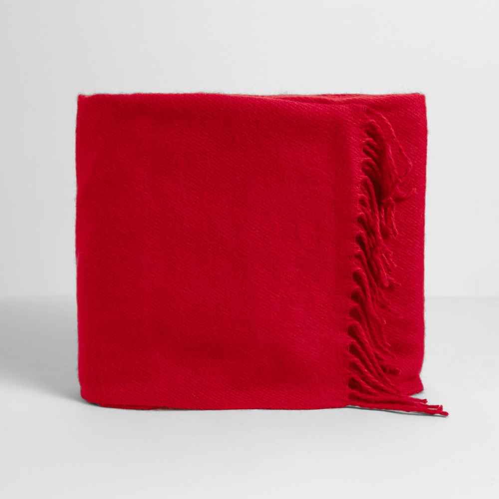 Oversized Schal - klassisch Rot