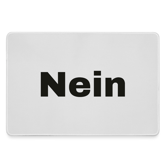 "Nein" Motiv-Mousepad, Farbe Grau