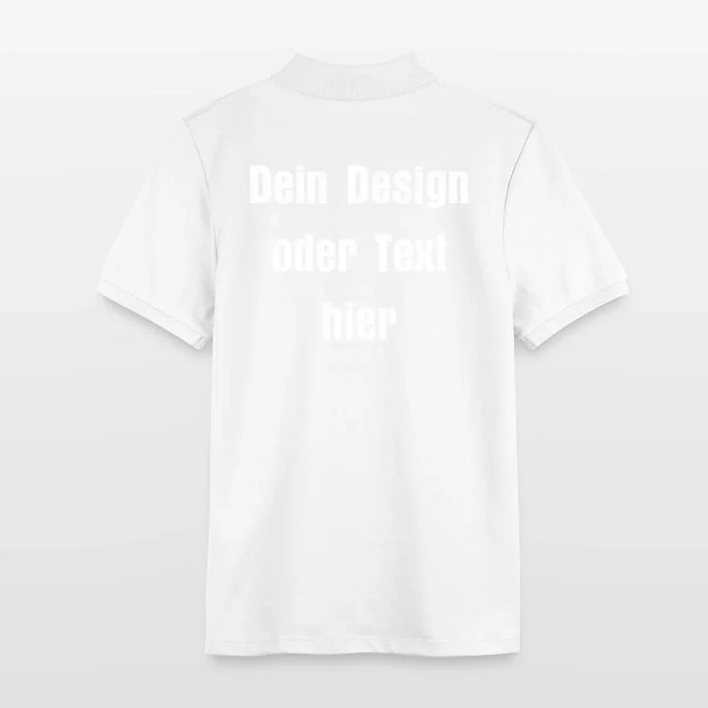 Stanley/Stella Teenager Bio-Poloshirt MINI SPRINTER - personalisierbar - Weiß