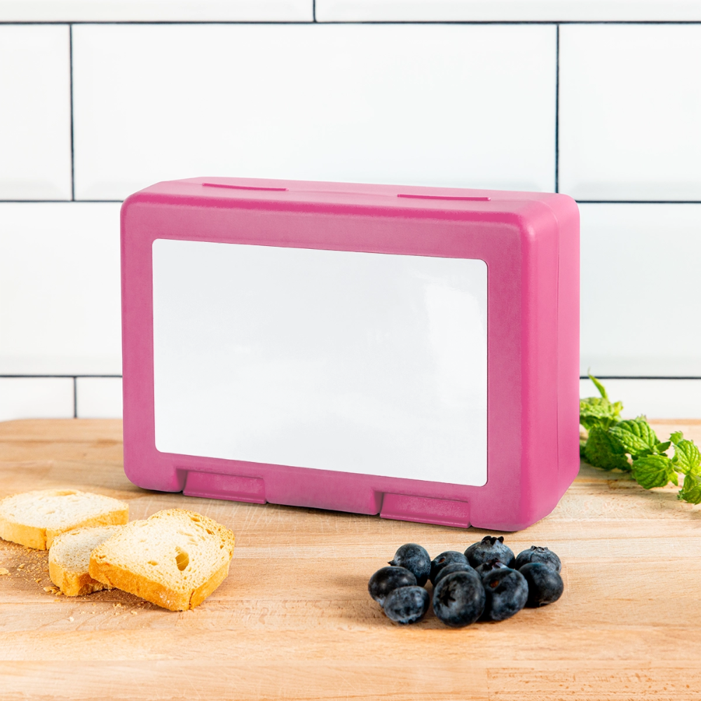Brotdose - personalisierbar - Pink