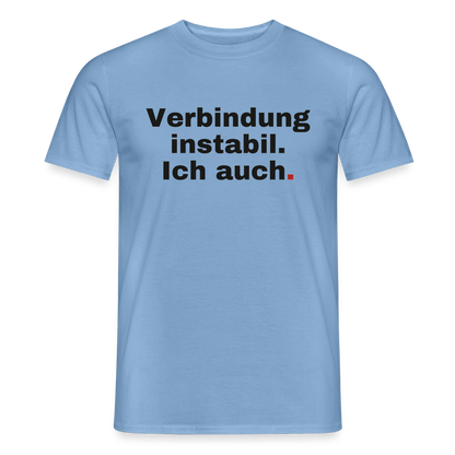 Verbindung instabil Motiv-T-Shirt für Männer, Farbe Carolina Blue