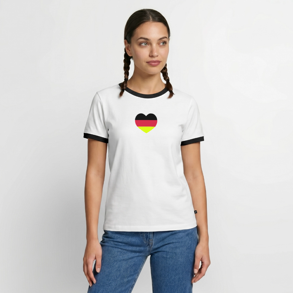 Männer T-Shirt Fussball "Spielmacher" - Weiß/Schwarz