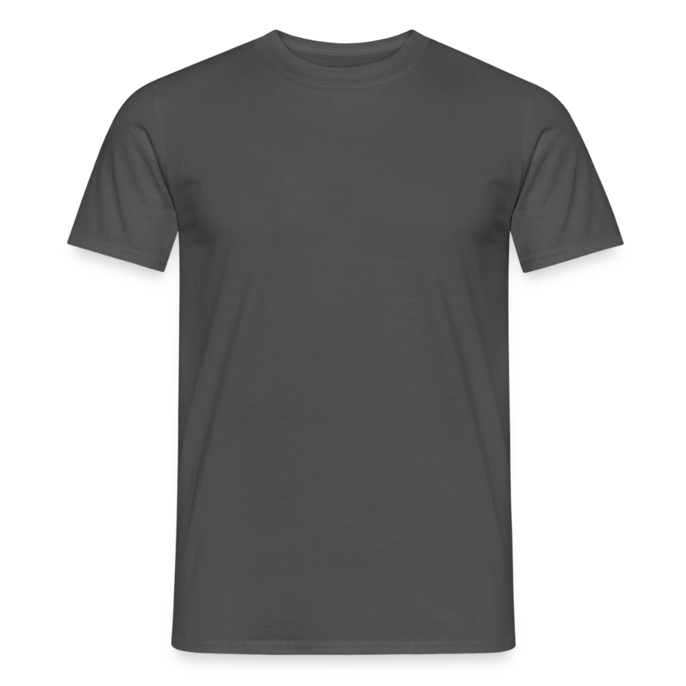 Männer T-Shirt - personalisierbare Vorder- und Rückseite - Anthrazit