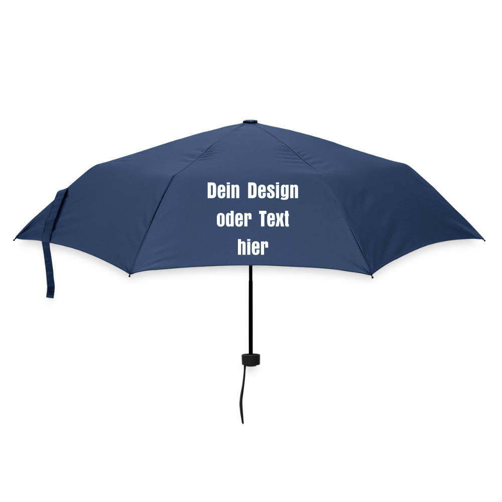Regenschirm (klein) 24 cm 100% Polyester - personalisierbar - Navy