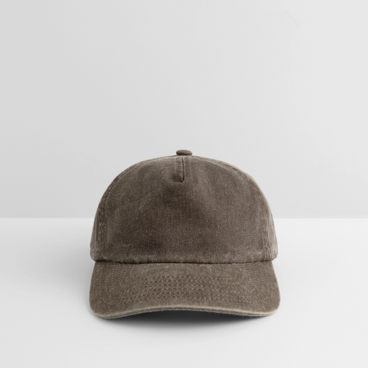 Vintage Dad Hat / Baseball Cap (100% Baumwolle) – personalisierbar - Vintage Braun