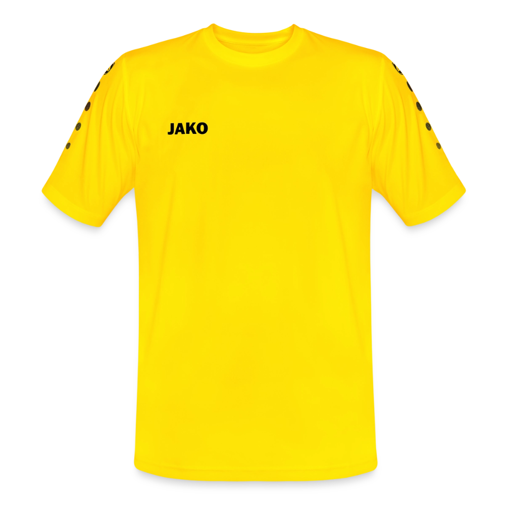 JAKO Männer Trikot Team - personalisierbare Vorder- und Rückseite - Gelb