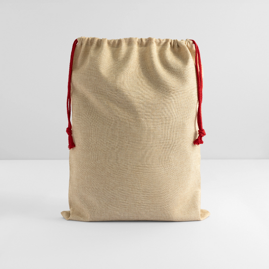 Jute Weihnachtssack - Beige