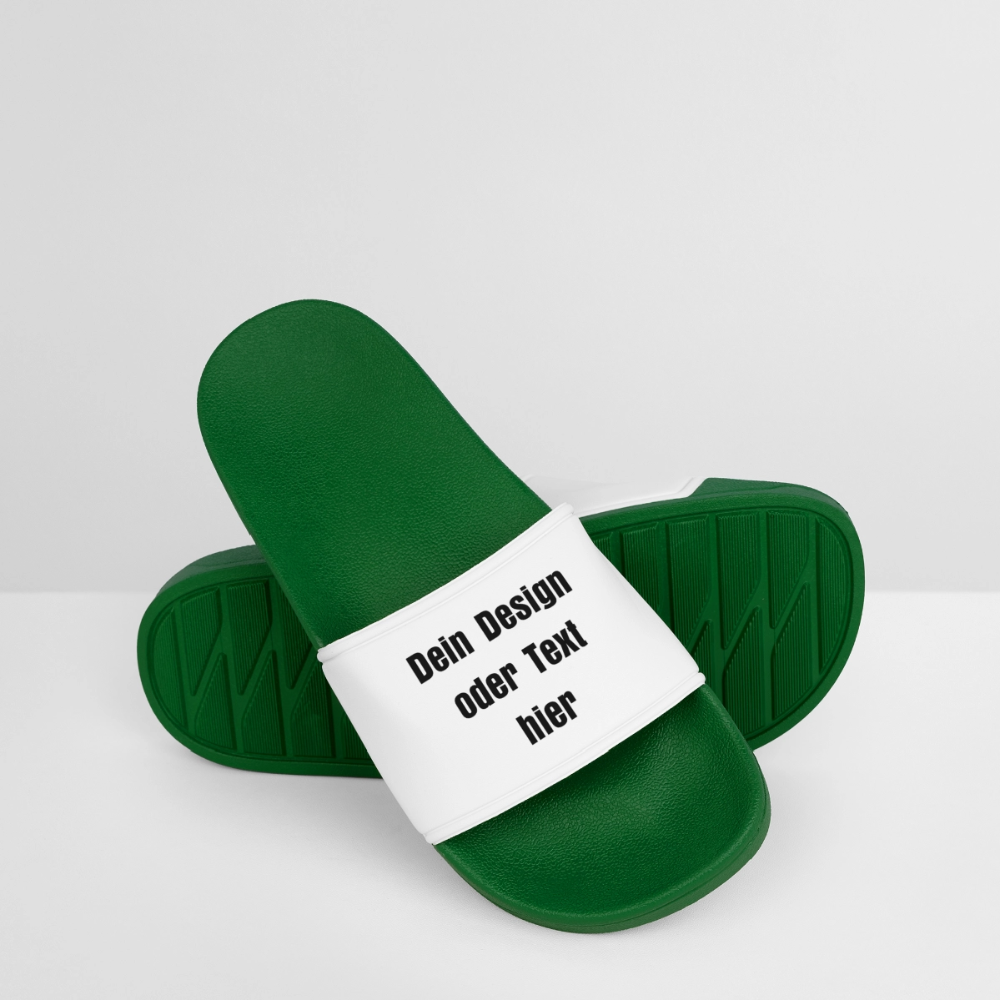 Frauen Badelatschen - personalisierbar - Dunkelgrün