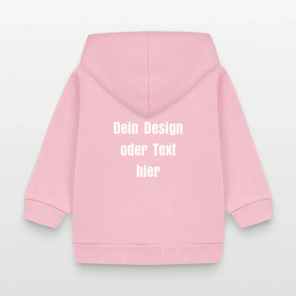 Stanley/Stella Bio Zip Hoodie BABY CONNECTOR - personalisierbar - Hellrosa