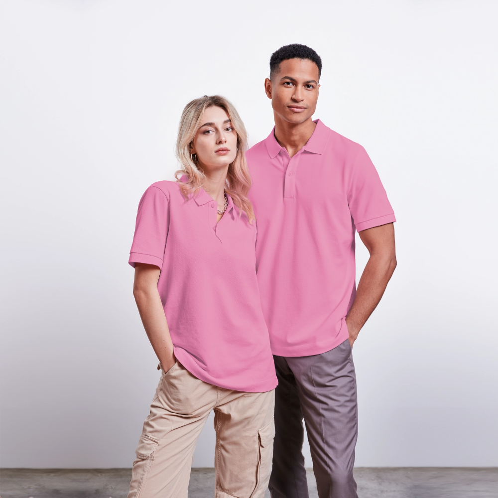 Stanley/Stella Unisex Bio-Poloshirt PREPSTER - personalisierbar - Blasenrosa