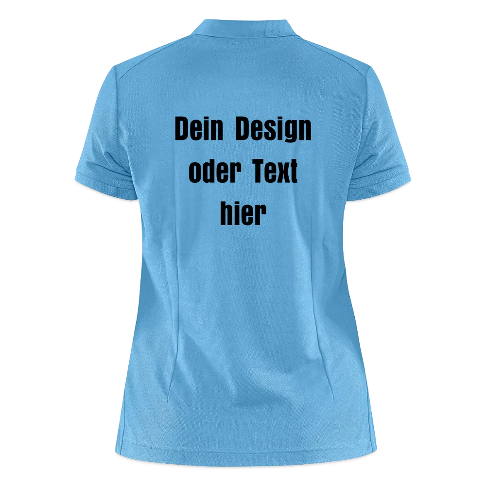 CRAFT Core Unify Frauen Polo Shirt - personalisierbar - Saphirblau