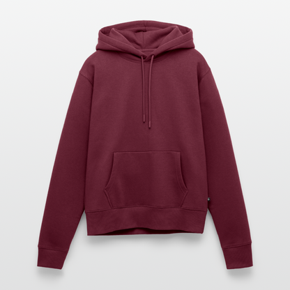 Frauen Premium Hoodie - personalisierbare Vorder- und Rückseite - Burgunderrot