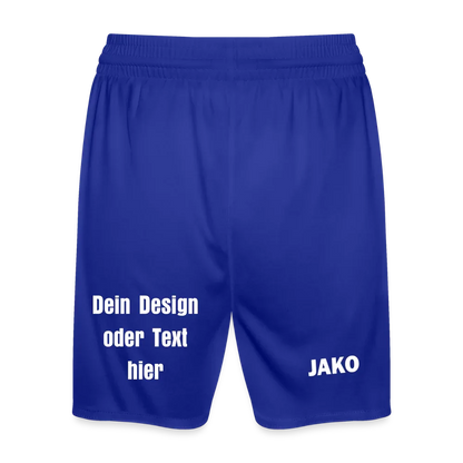 JAKO Kinder Sporthose Manchester 2.0 - personalisierbar - Royalblau