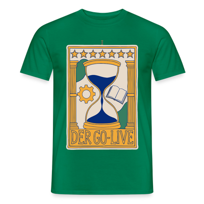 Der Go-Live. Tarot-Motiv Motiv-T-Shirt für Männer, Farbe Kelly Green