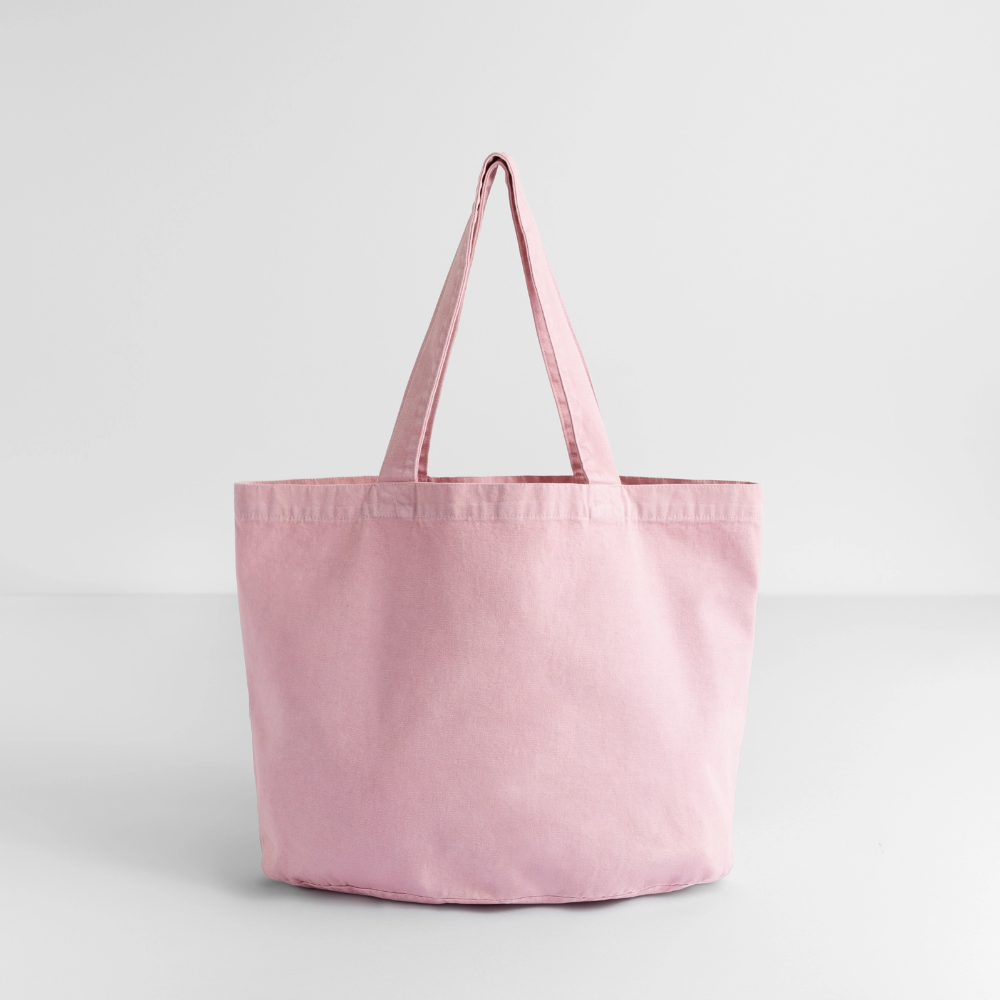 Vintage-Washed Shopper / Einkaufstasche im Vintage Stil - personalisierbar - Vintage Rosa