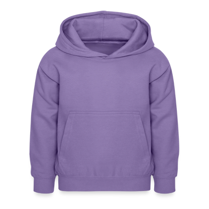 Kinder Hoodie - personalisierbare Vorder- und Rückseite - Lavendel