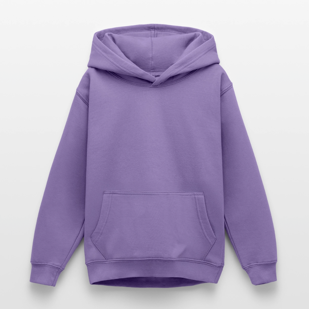Teenager Hoodie - personalisierbare Vorder- und Rückseite - Lavendel